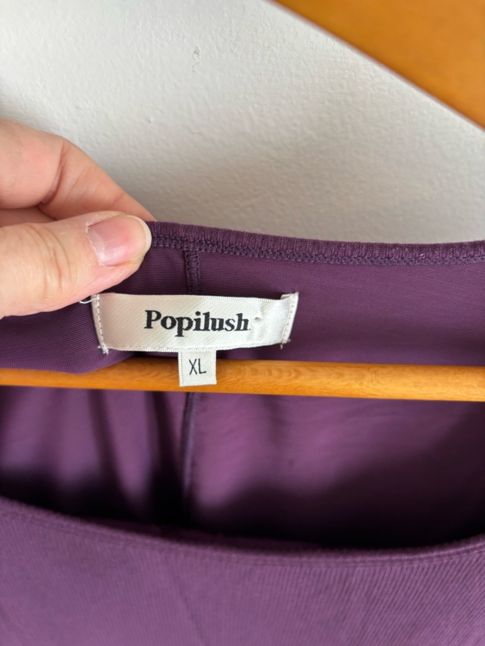 Popilush Shapewear Bodycon Purple Slimming Sexy Mini Dress, XL - Picture 3 of 6